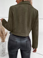 Women's Cropped Zip-Up Jacket