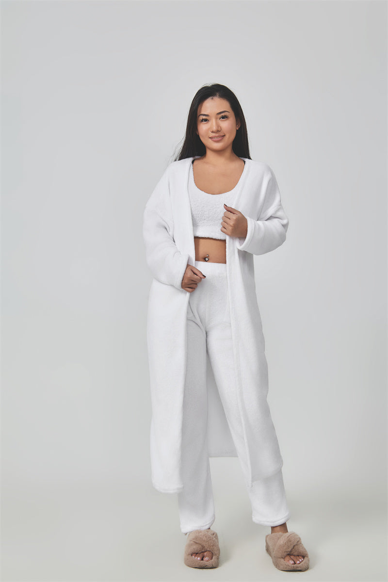 Women's Warm and Cozy 3-Piece Winter Pajama Set