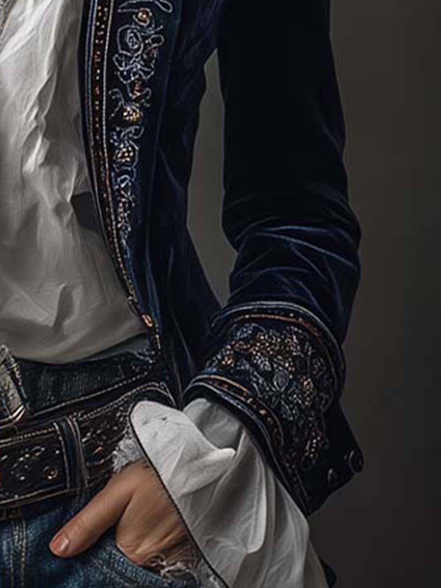 Women's Elegant Vintage Long Jacket