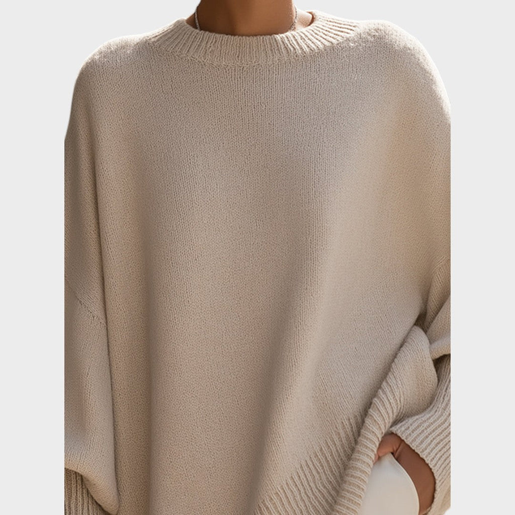 Women's Oversized Asymmetric Knit Cape