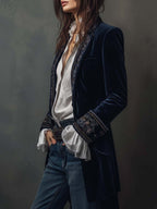 Women's Elegant Vintage Long Jacket