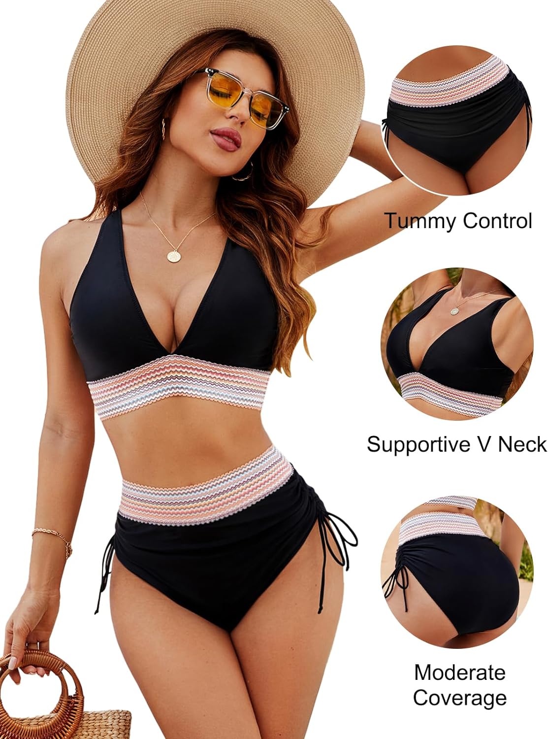 Women's Adjustable Two-Piece Bikini Set