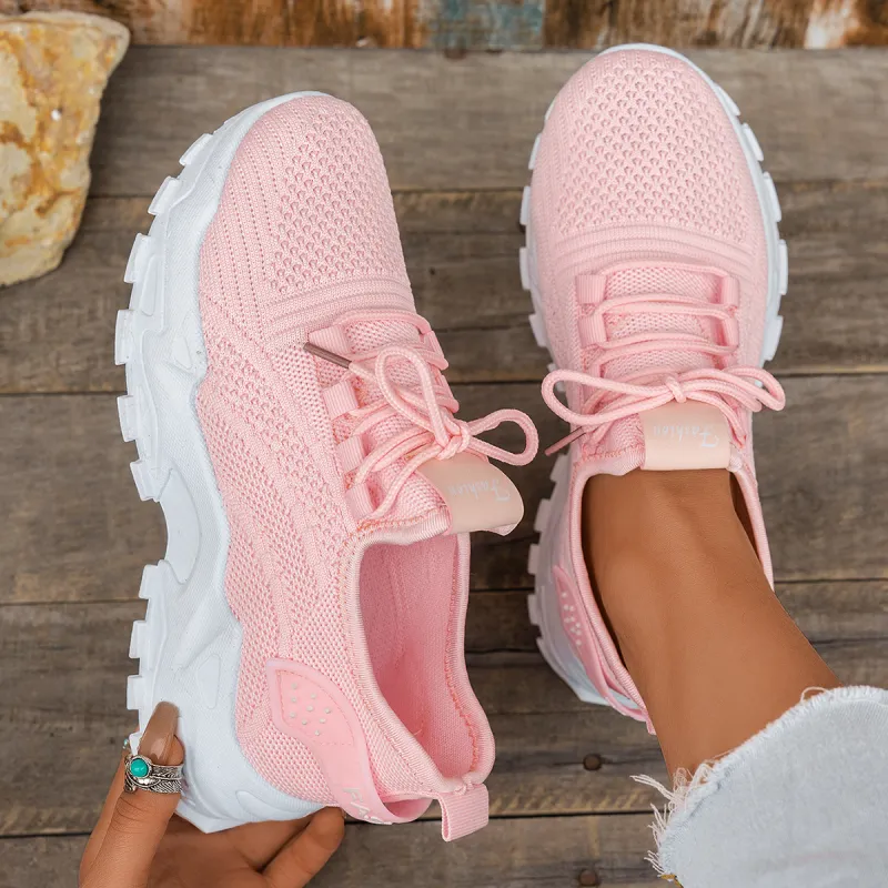 Women's Comfortable Orthopedic Athletic Sneakers - Pink
