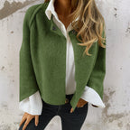 Women's Versatile Cropped Jacket - Green