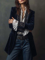 Women's Elegant Vintage Long Jacket
