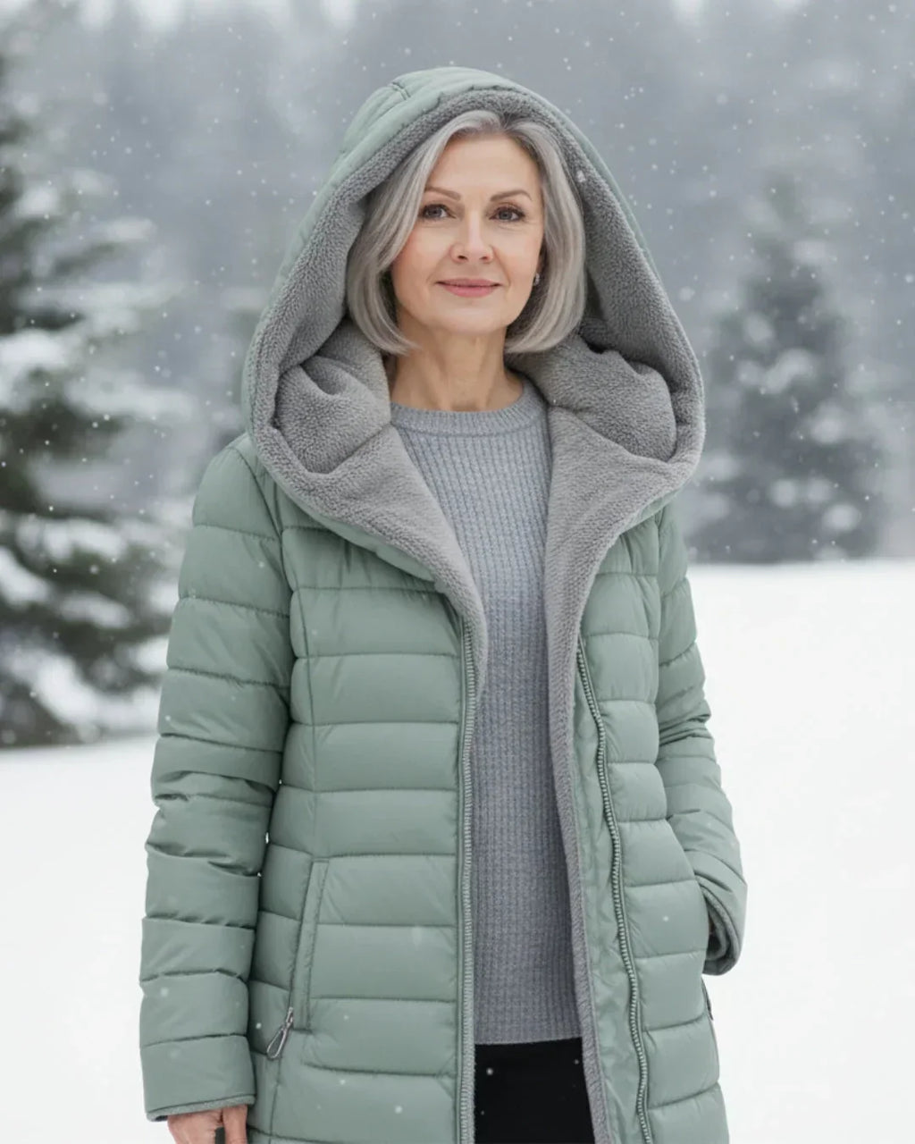 Women's Long Padded Winter Coat