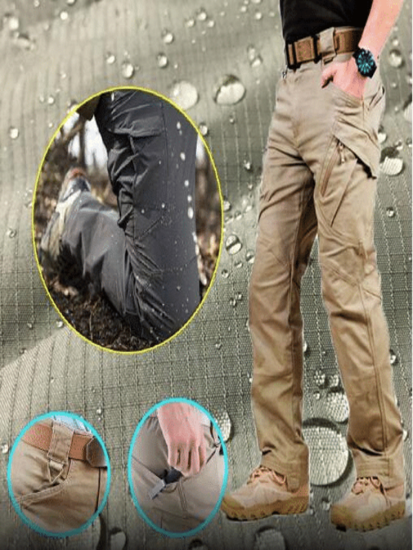 Men's Waterproof Outdoor Pants - Khaki