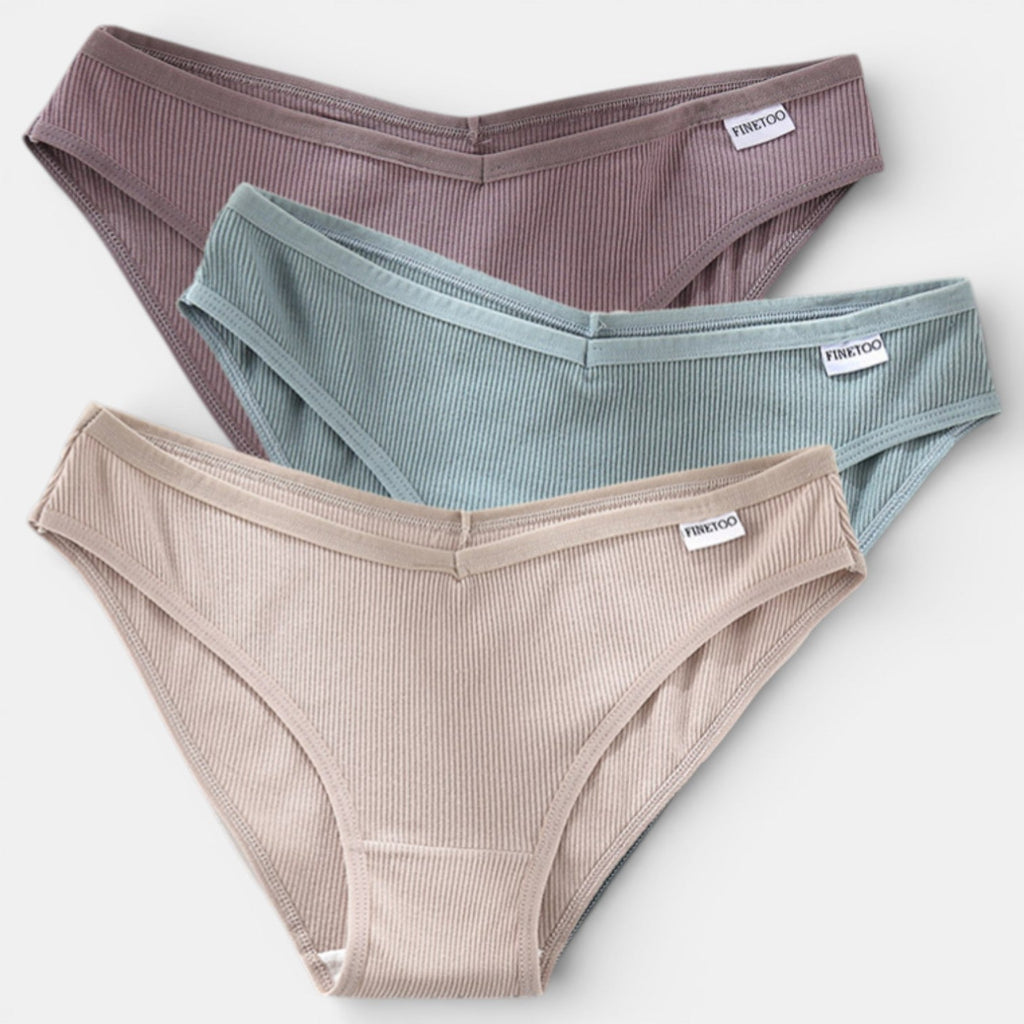 Women's Cotton Briefs 3-Pack - Set C