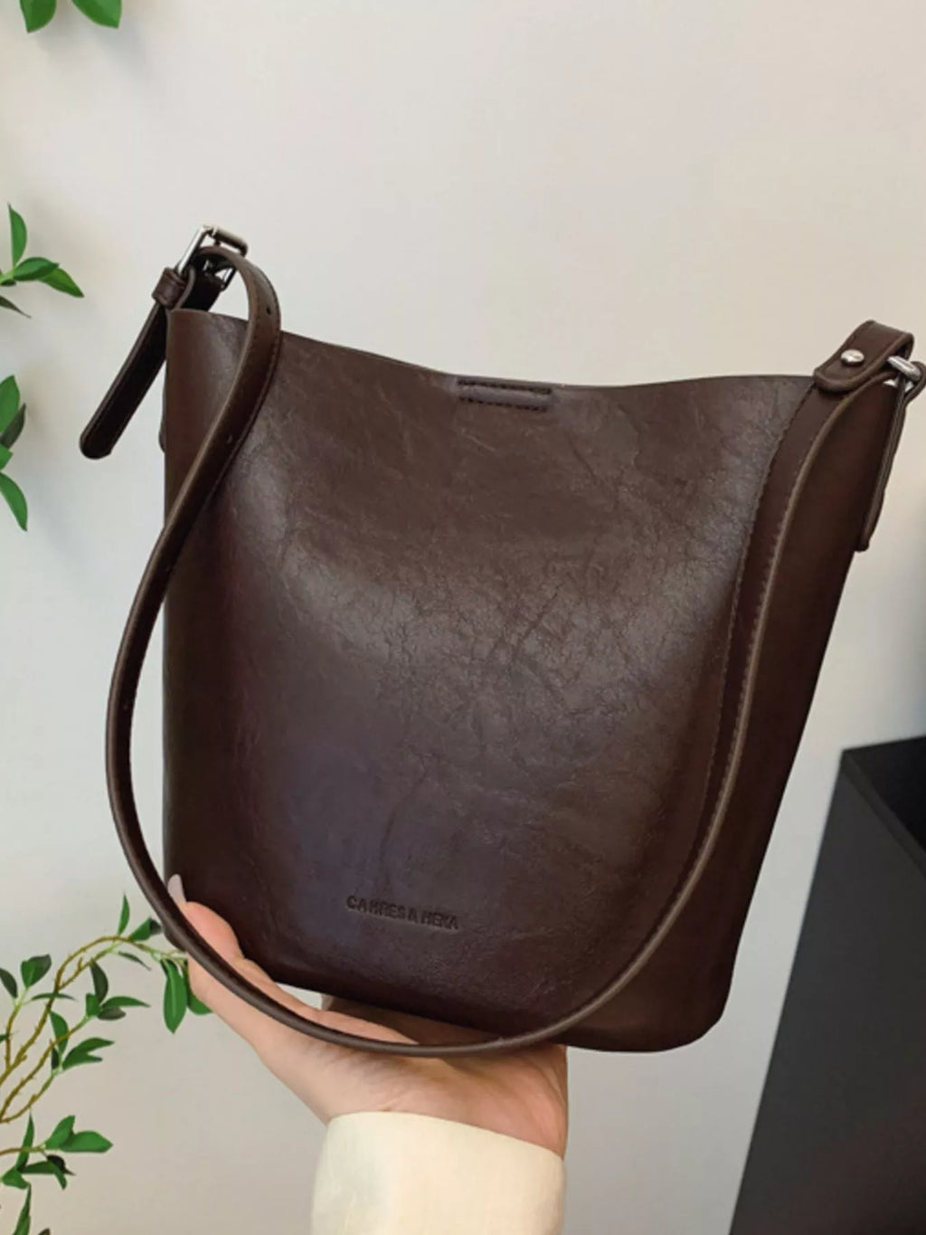 Women's Vintage Bucket Crossbody Bag