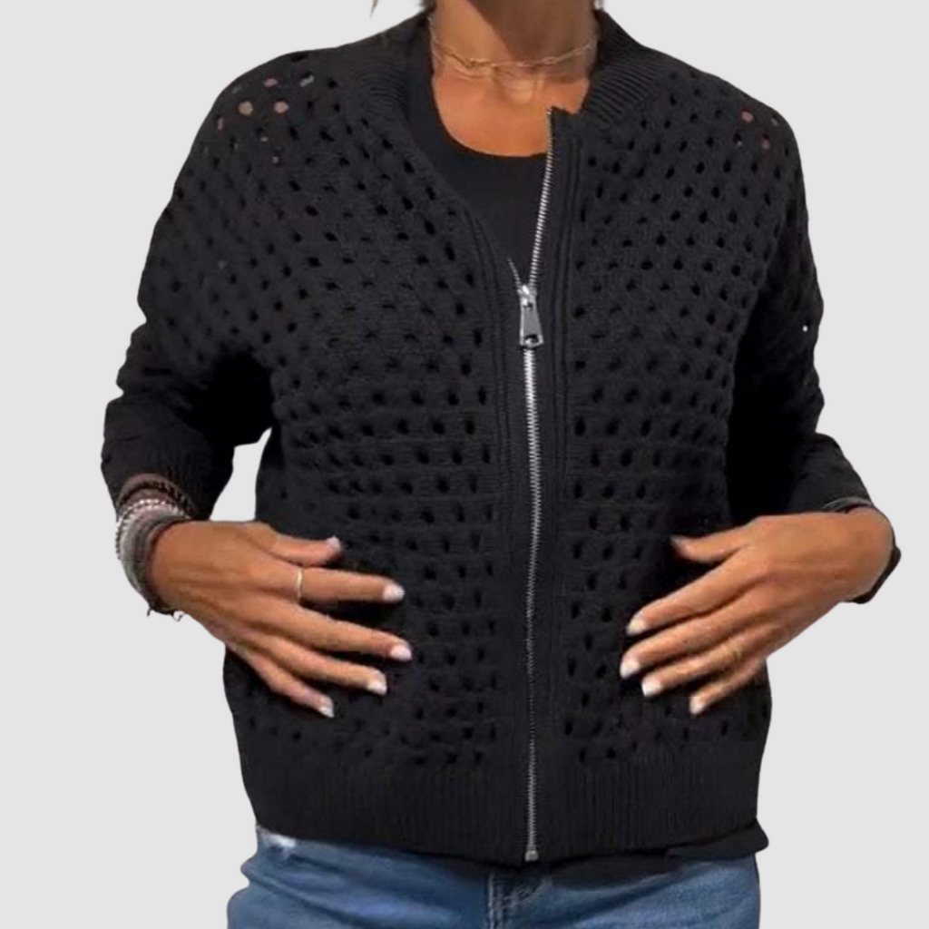 Women's Soft Knit Cardigan - Black