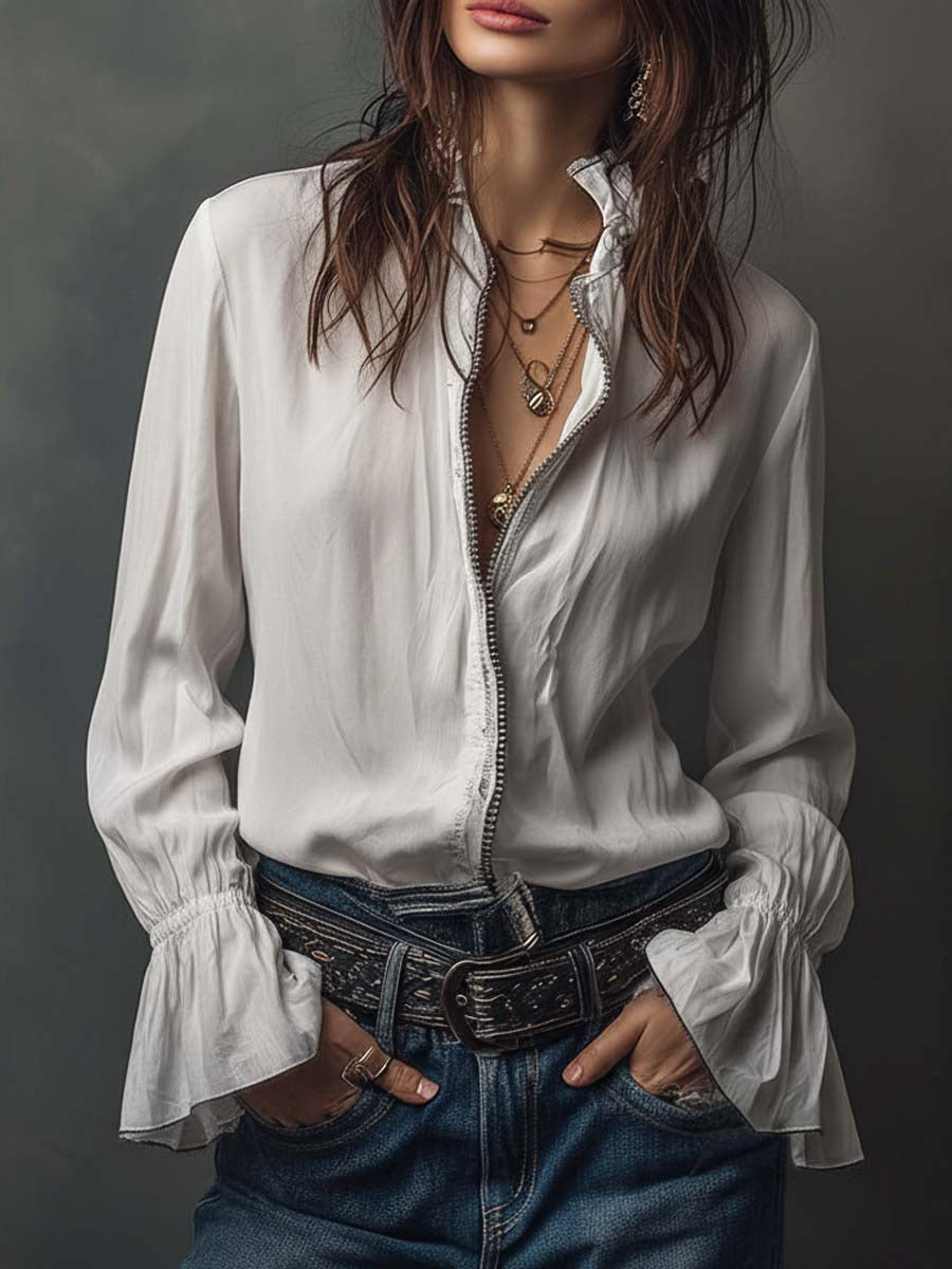 Women's Elegant Vintage Long Jacket