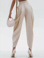 Women's High-Rise Flowy Wide-Leg Pants