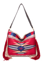 Women's Geometric Print Canvas Tote Bag