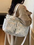 Women's Floral Crossbody Bag with Multiple Pockets
