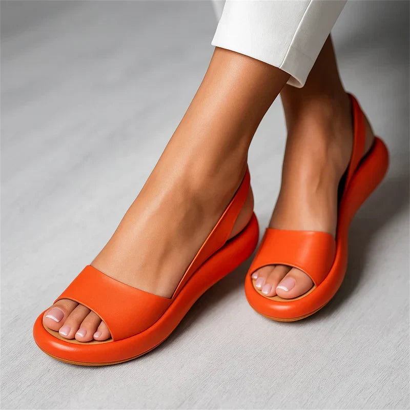 Women's Comfortable Non-Slip Sandals - Orange