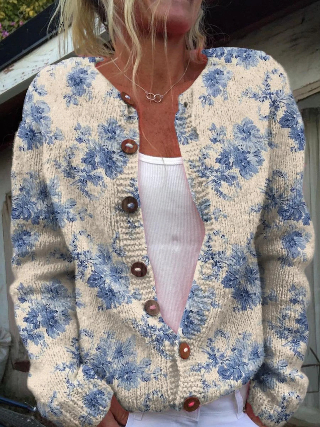 Women's Vintage Knit Cardigan
