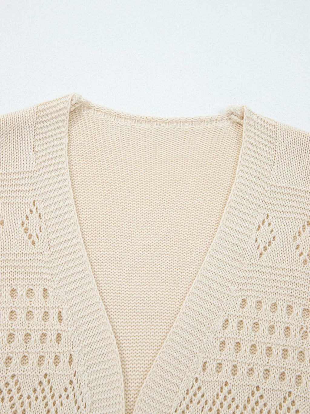Women's Open-Knit Cardigan Lightweight Boho Summer Knit