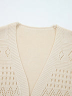 Women's Open-Knit Cardigan Lightweight Boho Summer Knit