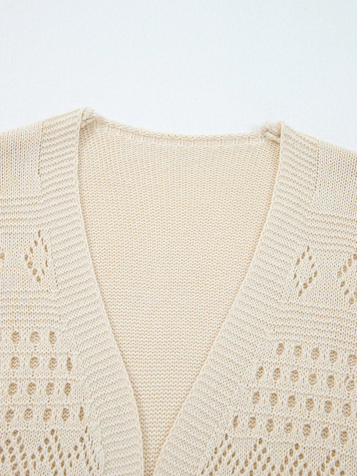 Women's Open-Knit Cardigan Lightweight Boho Summer Knit