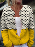 Women's Polka Dot Cardigan for Fall