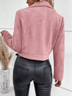 Women's Cropped Zip-Up Jacket