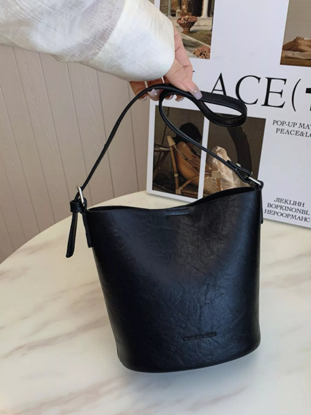 Women's Vintage Bucket Crossbody Bag