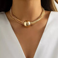 Women's Adjustable Layered Necklace - Style A