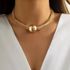 Women's Adjustable Layered Necklace - Style A