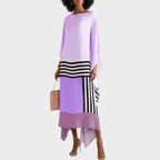 Women's Elegant Dress - Purple