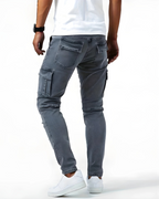Men's Navy Stretch Cargo Pants