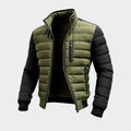 Men's Padded Winter Jacket - Army Green