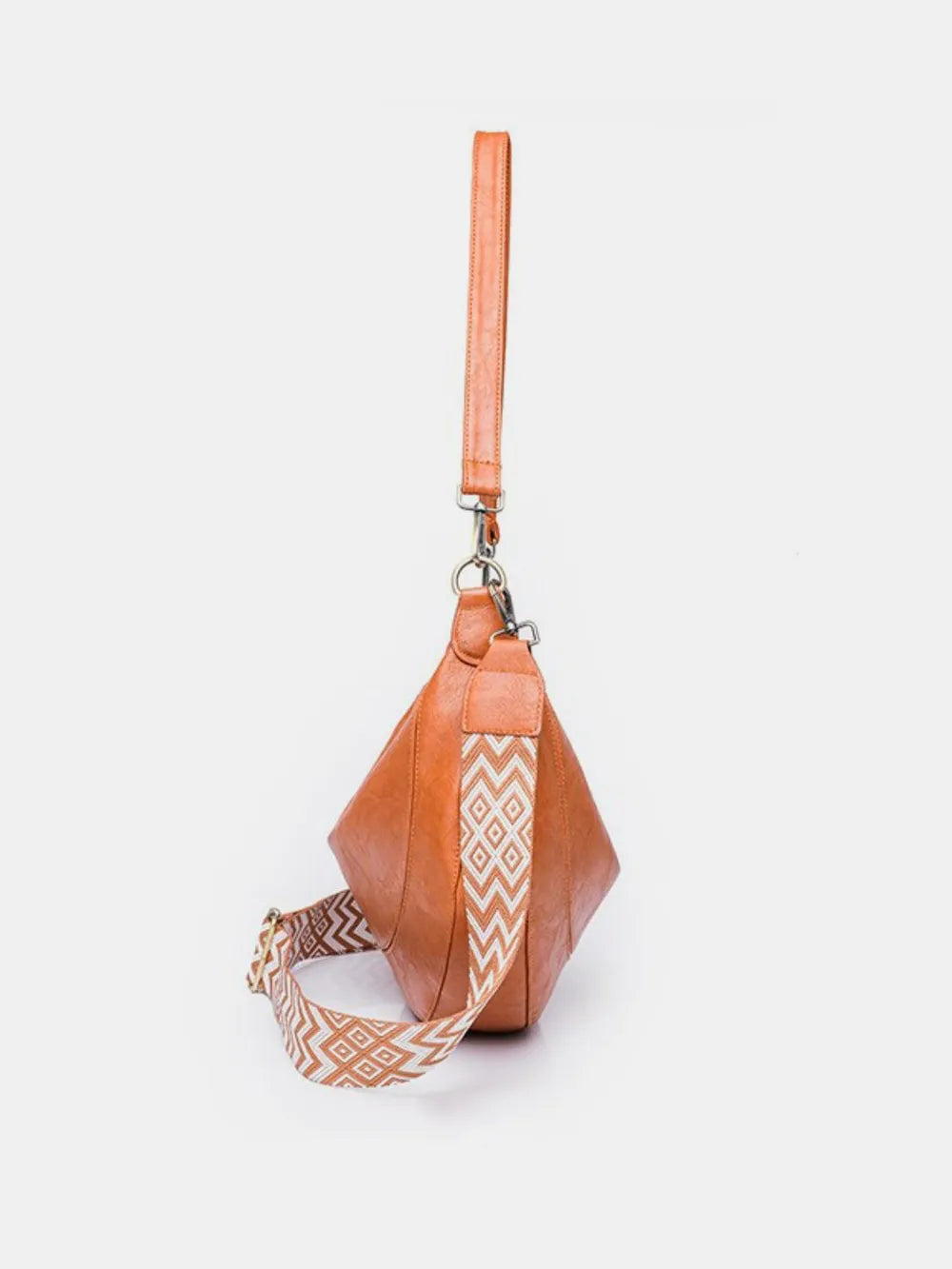 Women's Leather Crossbody Bag with Removable Strap
