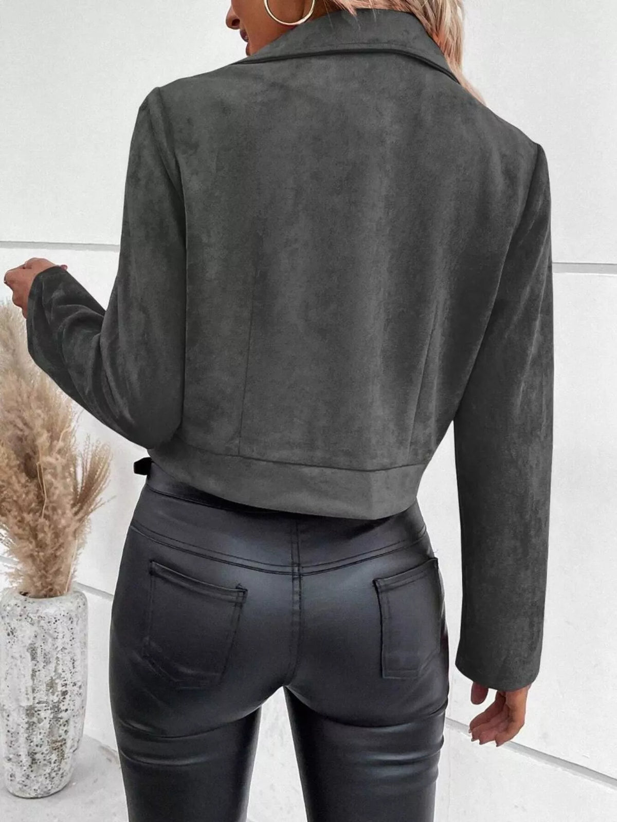 Women's Cropped Zip-Up Jacket