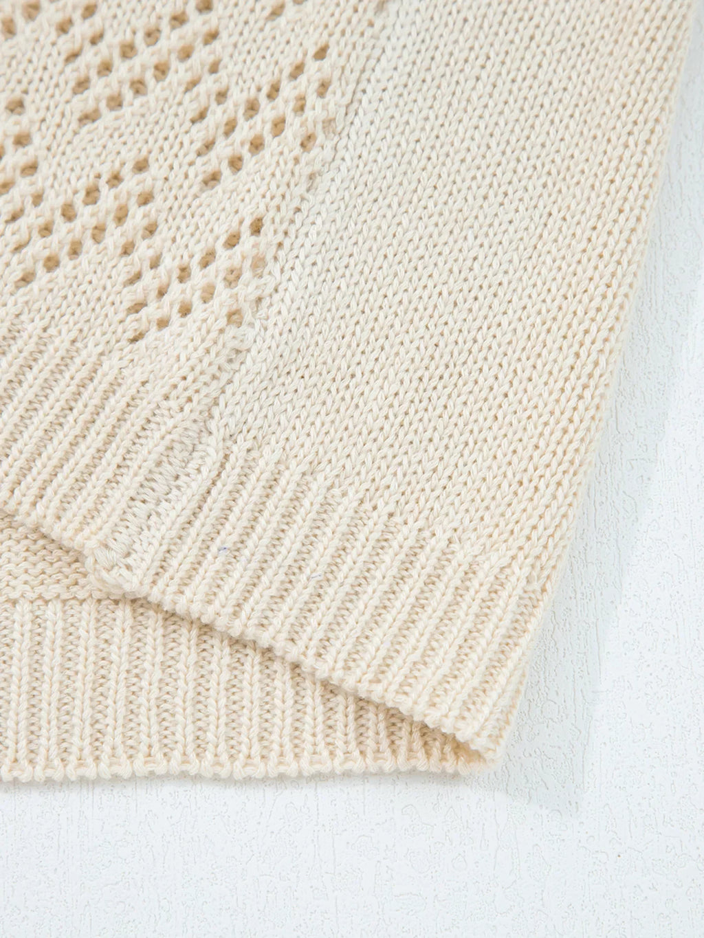 Women's Open-Knit Cardigan Lightweight Boho Summer Knit