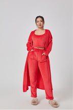 Women's Warm and Cozy 3-Piece Winter Pajama Set