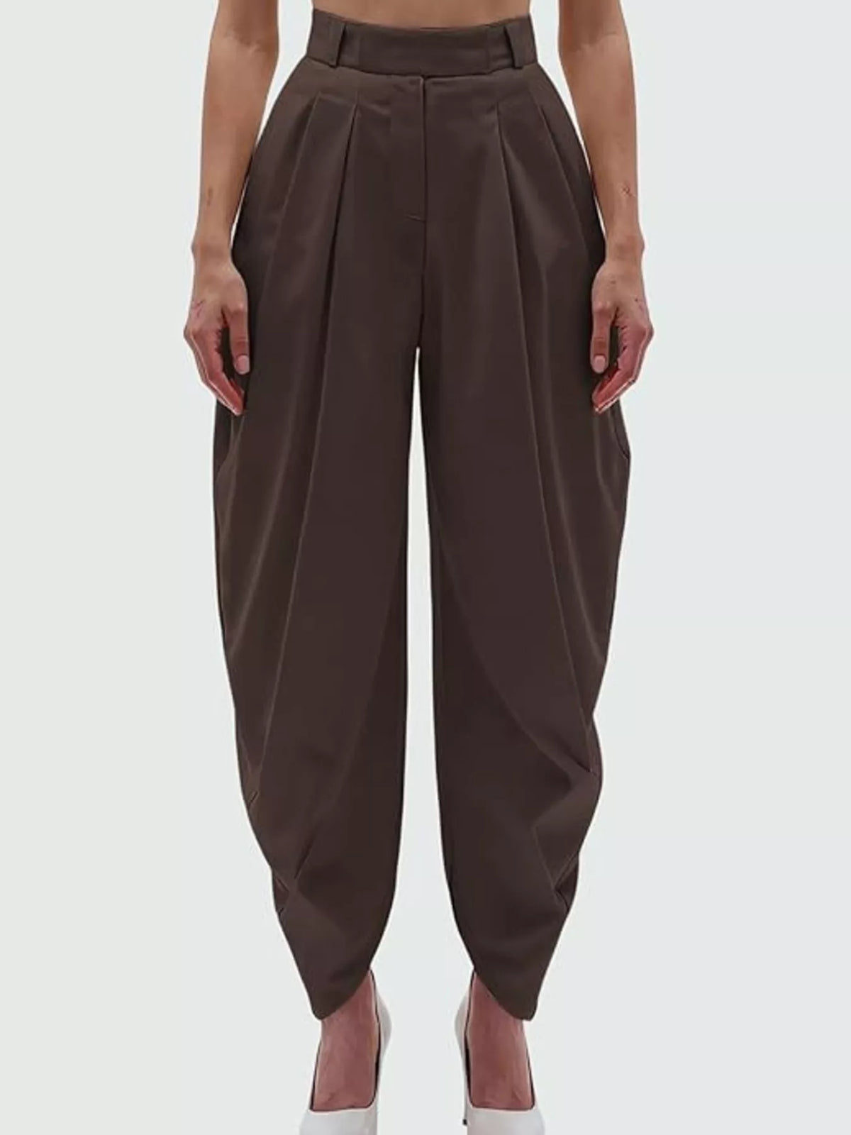Women's High-Rise Flowy Wide-Leg Pants