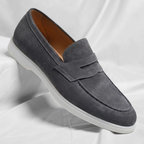 Men's Italian-Style Loafers - Gray