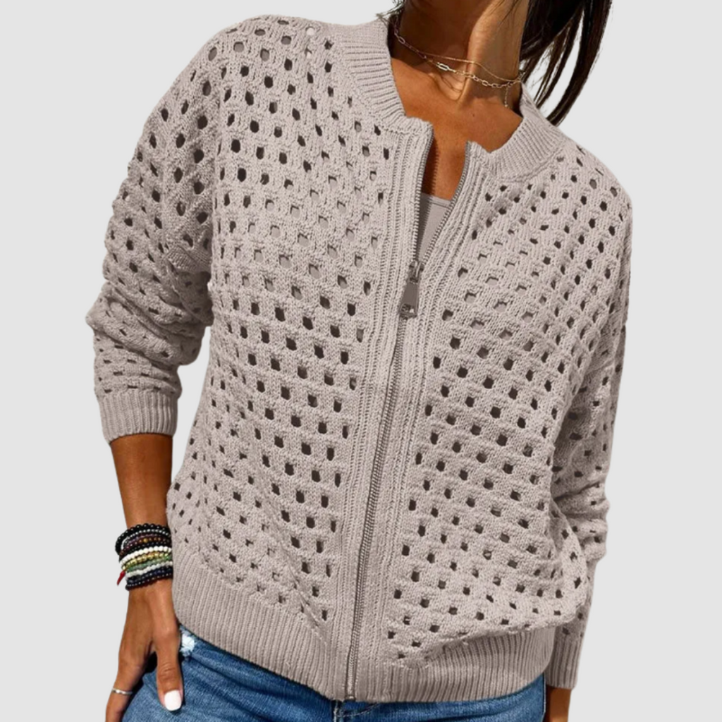 Women's Soft Knit Cardigan - Khaki