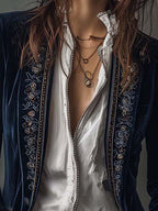 Women's Elegant Vintage Long Jacket