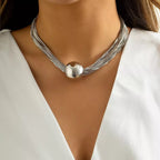 Women's Adjustable Layered Necklace - Style B