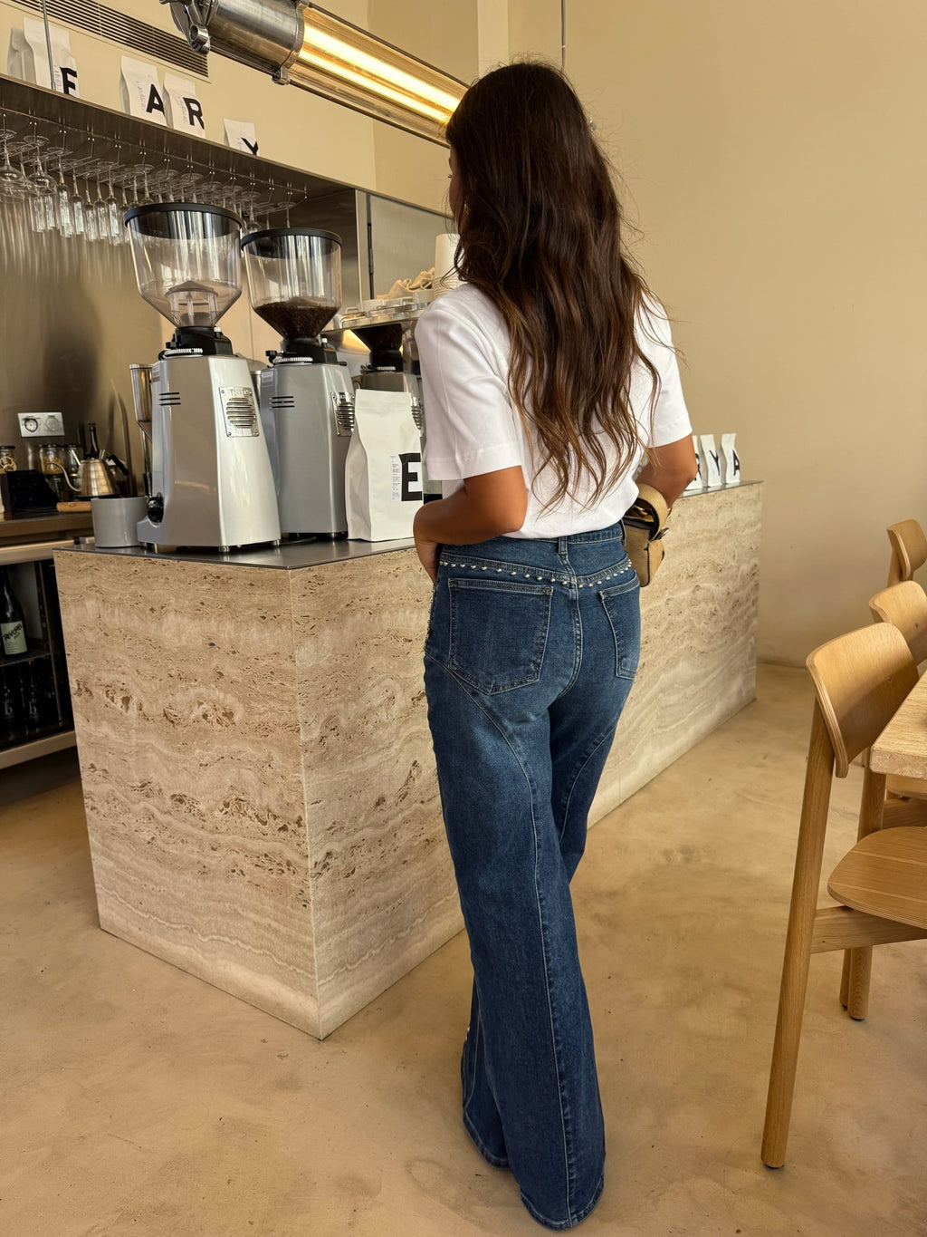 Women's Studded Flare Jeans