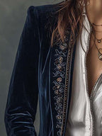 Women's Elegant Vintage Long Jacket