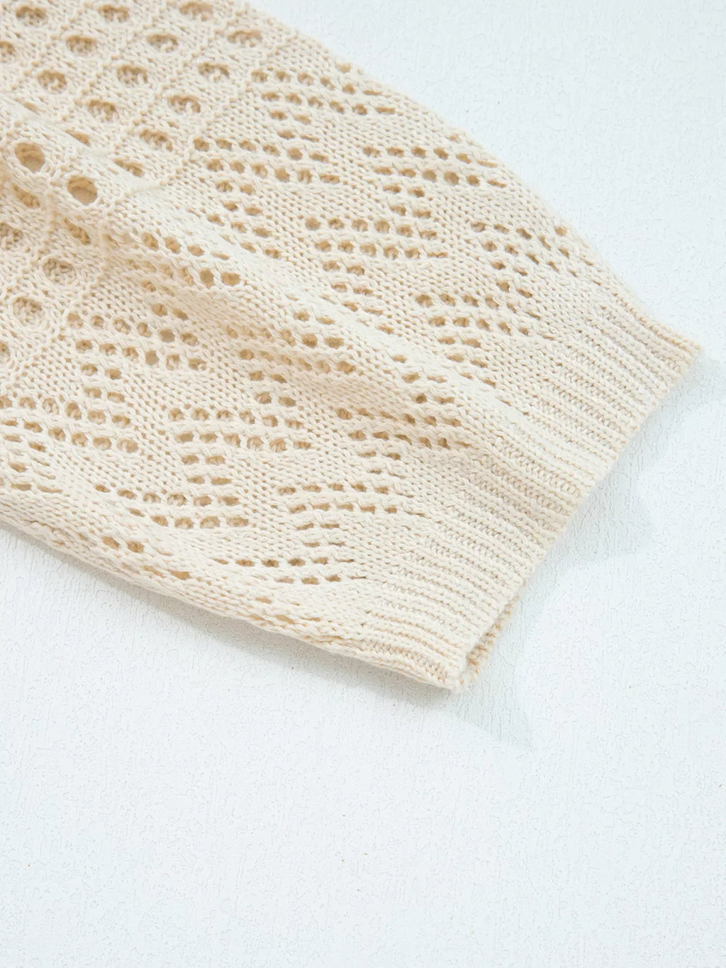 Women's Open-Knit Cardigan Lightweight Boho Summer Knit