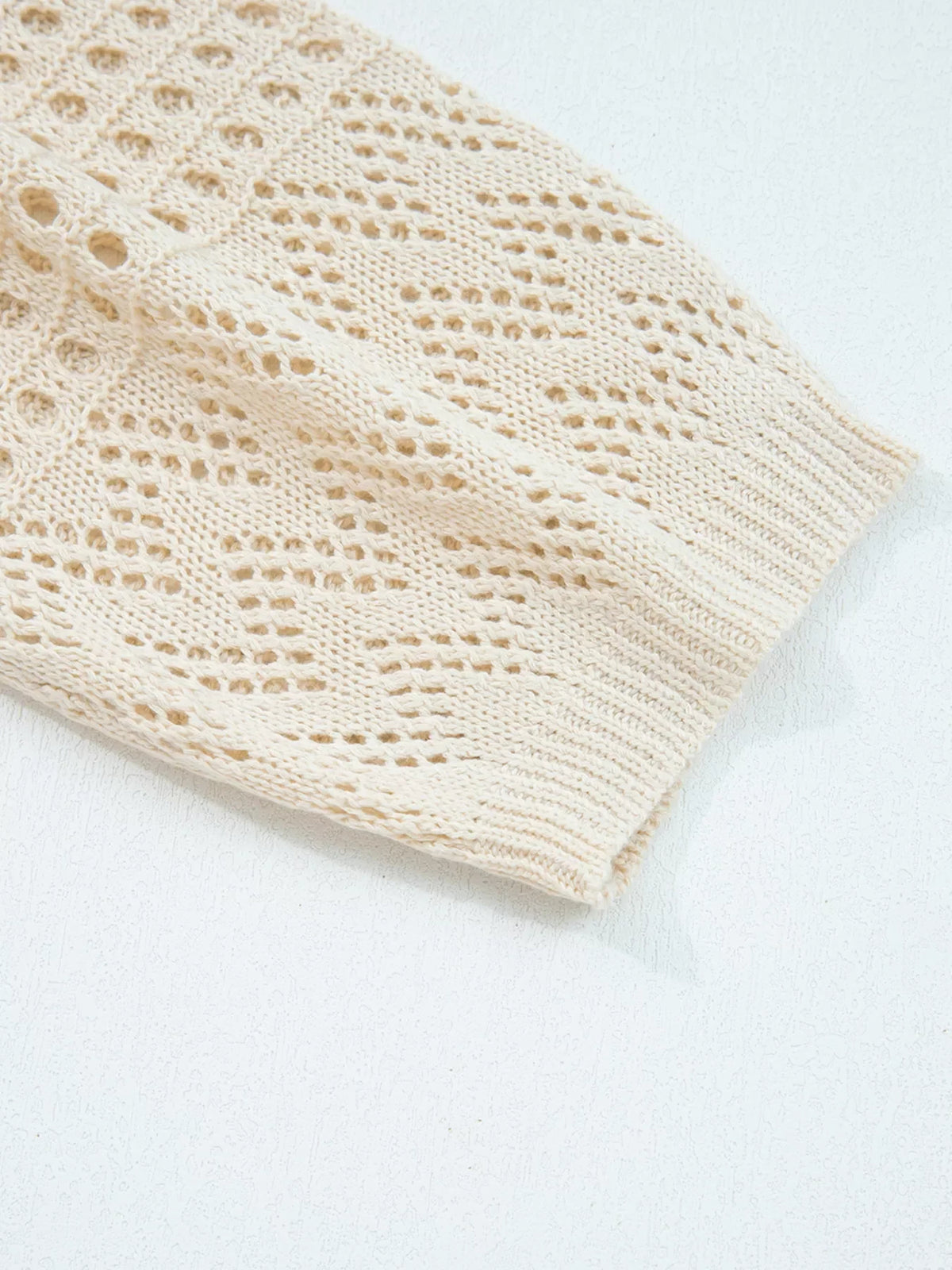 Women's Open-Knit Cardigan Lightweight Boho Summer Knit
