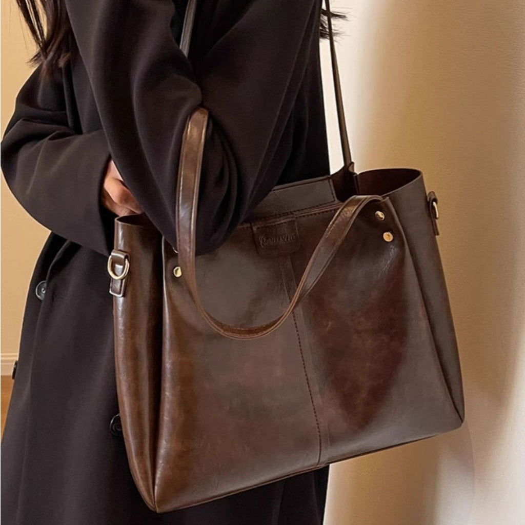 Women's Vintage Leather Shoulder Bag