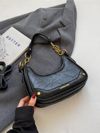 Women's Shoulder Bag with Chain Detail