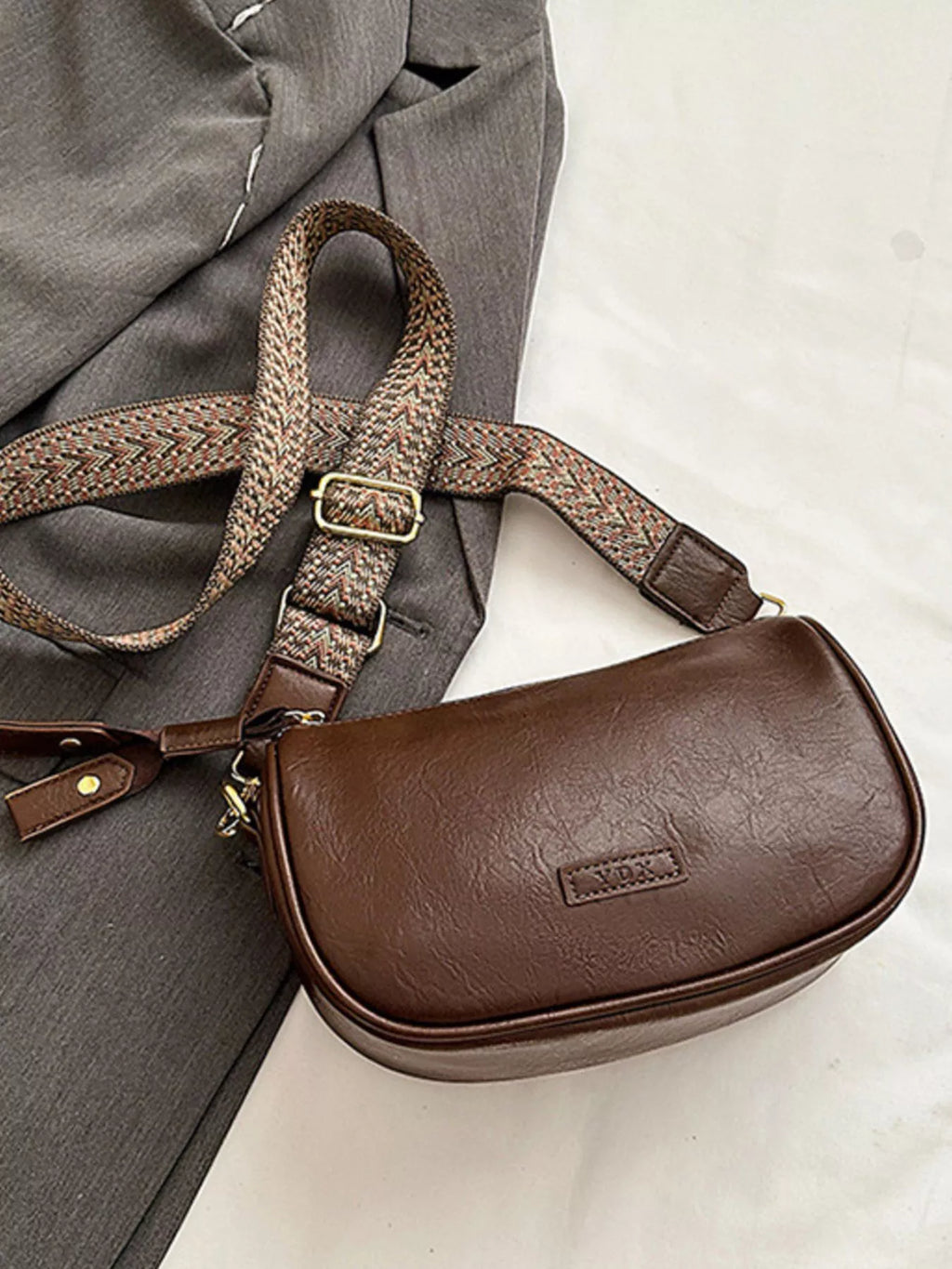 Women's Wide Strap Crossbody Bag