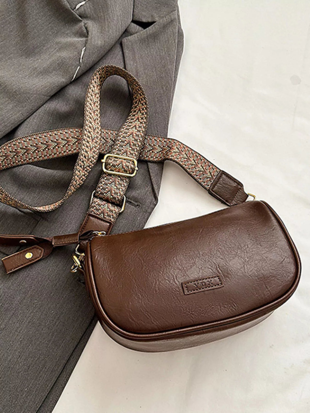 Women's Wide Strap Crossbody Bag