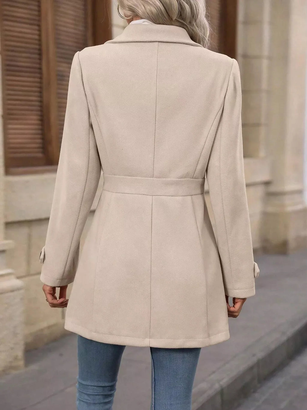 Women's Casual Long Sleeve Button-Up Jacket