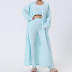 Women's Warm and Cozy 3-Piece Winter Pajama Set
